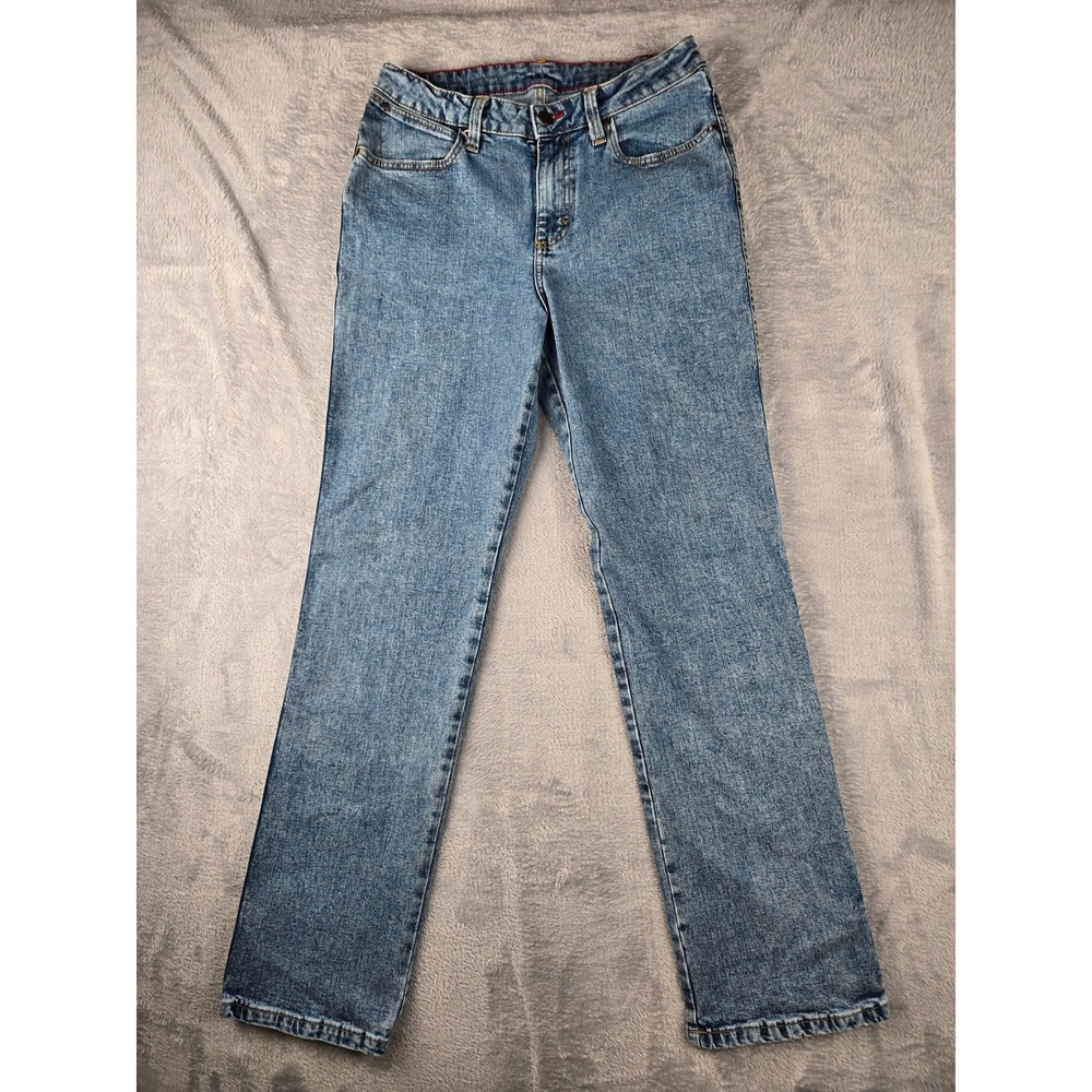 Wrangler Jeans Womens 7x32 Blue Denim Straight Leg‎ Classic Fit Casual Pants
